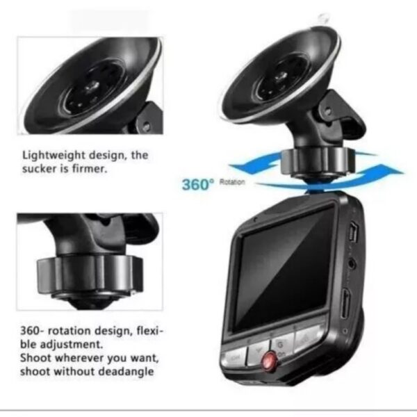 2.4 Inch Full HD 1080P Dash Cam, Car DVR Front Or Rear Camera Night Vision G Sensor - Image 4