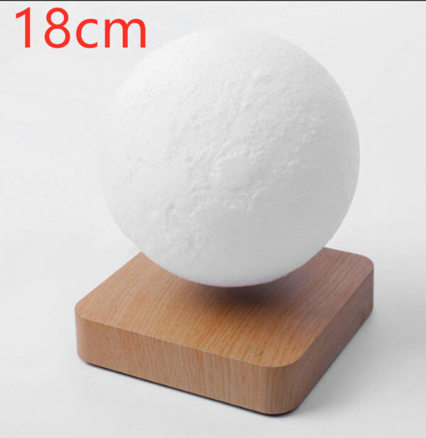 Magnetic Levitation Table Lamp Moon Light 3D Printing Planet Night Light - Image 2