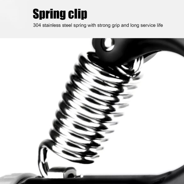 Single Pack Professional Hand Grip Strength Trainer, Carbon Fiber Foam Arm Muscle Finger Rehabilitation Fitness Equipment Hand Grip Strength Power Trainer Gripper Strengthener Adjustable Gym Exerciser - Image 5