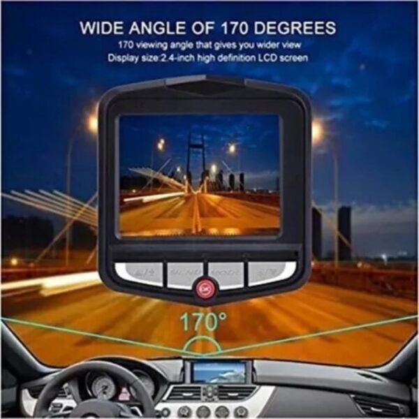 2.4 Inch Full HD 1080P Dash Cam, Car DVR Front Or Rear Camera Night Vision G Sensor - Image 6